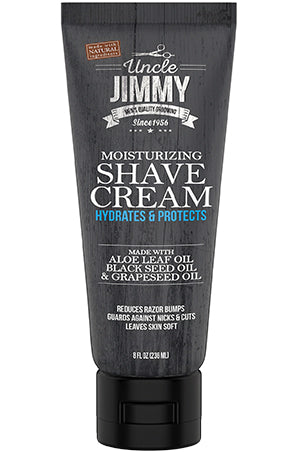 UNCLE JIMMY Moisturizing Shave Cream (8oz)